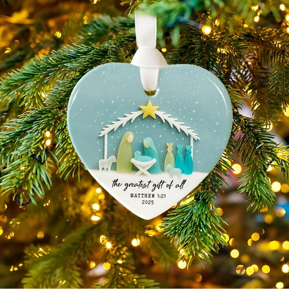 VOTRUDI Modern Acrylic Heart Ornament - Clear Shatterproof Love Decoration for Home, Christmas Tree, Valentine's Day - Lightweight Transparent Keepsake Gift