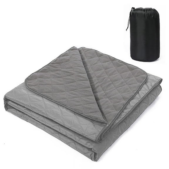 VOTRUDI Picnic Blankets Mat Outdoor Large - Camping Blanket, Waterproof, Thickened, Portable, Foldable,200x145cm,Gray