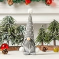 thumbnail image 1 of VOTRUDI Plush Gnome Ornament,Night Before Christmas Decor Clearance,Faceless Doll Hanging Decor,Christmas Indoor Decor for Room Office Tabletop,Gray, 1 of 8