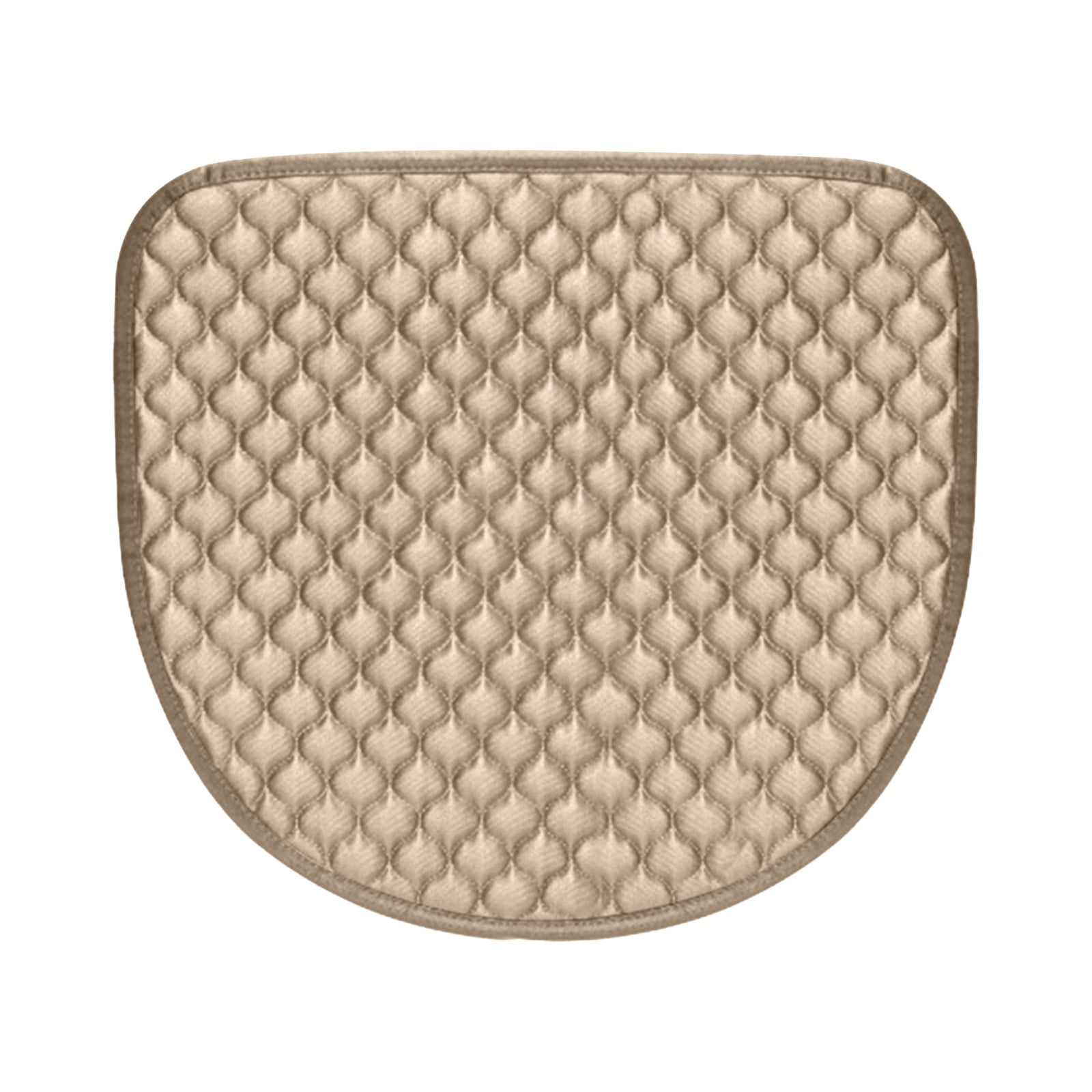 VOTRUDI Seat Cushion,Outdoor Chair Cushions,Curved Dining Chair Cushion Comfortable Breathable Stable Non Slip Exquisite Edging Machine Washable Cushion,Gold