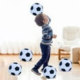 thumbnail image 1 of VOTRUDI Soccer Pillow - 28cm Cotton Filled Soft Football Shape Pillow Toy, Decorative Indoor Cushion for Kids Boys Girls, Ideal Gift, 1 of 6