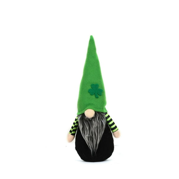 VOTRUDI St. Patrick's Day Gnome Doll with Rudolph Design, Irish Faceless Figurine for Home, Table, or Holiday Toy Decorations,A