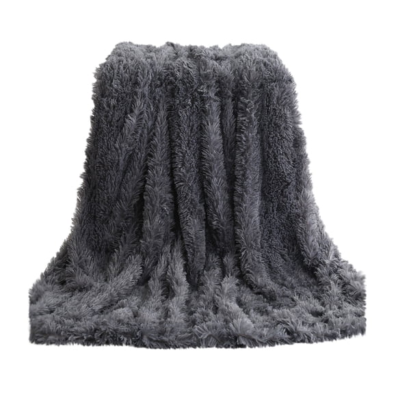 VOTRUDI Weighted Chunky Throw Blanket,Winter Fall Plush Blankets and Throws Full Size on Clearance,Heavy,Throw Blankets For Living,Outdoor,Sofa,Bed,Dark Gray