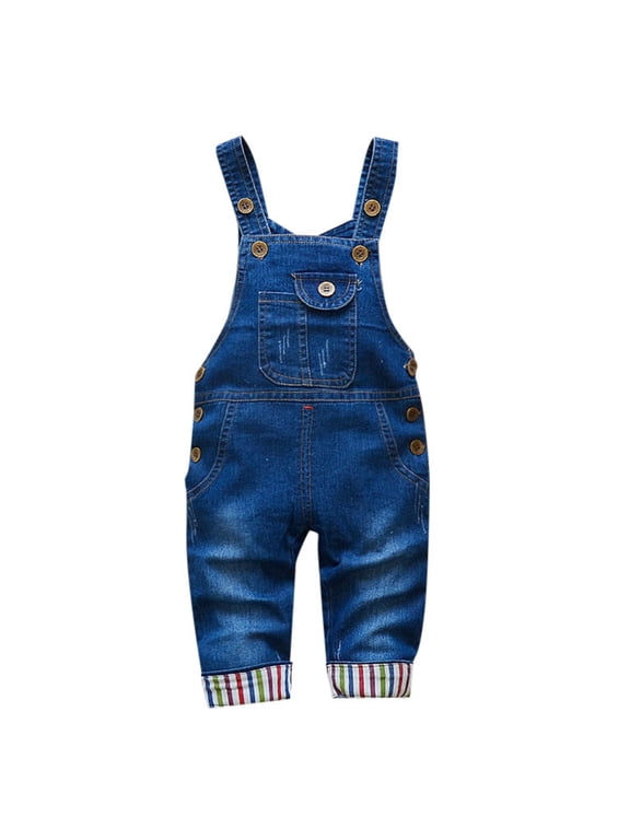 Baby Rompers Girl Toddler Thin Breathable Solid Shortalls Soft Comfort Casual Denim Overalls Adjustable Straps Dungaree