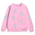 thumbnail image 1 of VOUZZA Boys Halloween Hoodie Ghost Graphic Long Sleeve Loose Pullover Top with Pocket, 1 of 4