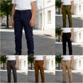 thumbnail image 1 of VOUZZA Boys Straight Leg Dress Pants Pleated Front School Uniform Chino Trousers Comfort Stretch Workwear Slacks, 1 of 4