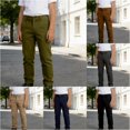 thumbnail image 1 of VOUZZA Boys Straight Leg Dress Pants Pleated Front School Uniform Chino Trousers Comfort Stretch Workwear Slacks, 1 of 4