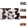 thumbnail image 1 of VOUZZA Cheetah Print Newborn Infant Baby Girls Leopard Print Headbands Wide Band Seamless Bow Ins Style For Baby Daily Wear Baby Gear, 1 of 4