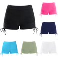 thumbnail image 1 of VOUZZA Girls Swim Bottoms Solid Color Comfort Stretch High Waisted Bikini Shorts Separates for Toddler Kids 3-12, 1 of 4