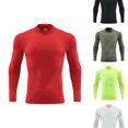 thumbnail image 1 of VOUZZA Girls T Shirts Boys High Neck Long Sleeve Compression Shirt Workout Top Running Gym Base Layer Athletic Underwear Active Tops, 1 of 5