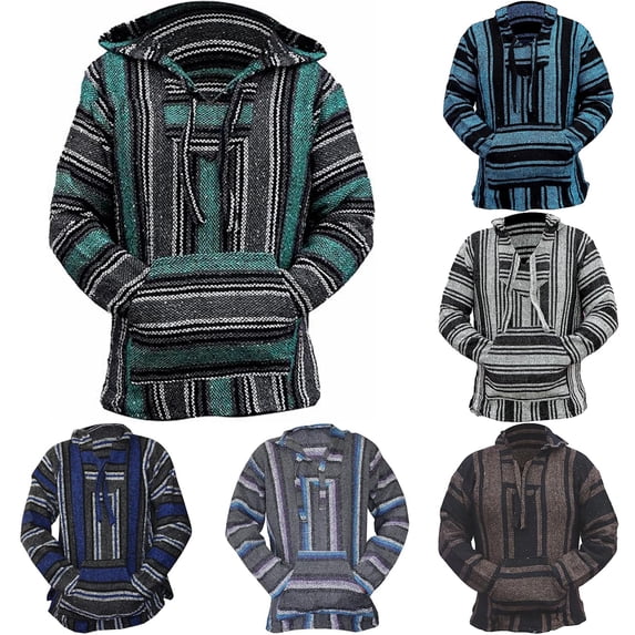 VOUZZA Graphic Hoodies for Men 3D Graphic Print Long Sleeve Pullover Sweatshirt, Casual Hooded Sweater Top, Streetwear Pullover