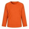 thumbnail image 1 of VOUZZA Kids Mesh Long Sleeve Shirts Boys Girls Breathable Solid Color Crewneck Athletic T-Shirts Active Tops, 1 of 4