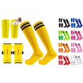 thumbnail image 1 of VOUZZA Kids Soccer Socks Striped Knee High Tube Socks Football Athletic Uniform Sports Socks For Boys Girls Stretchy Hosiery Pack, 1 of 5