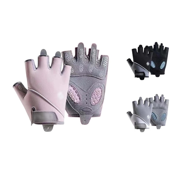 VOUZZA Kids Sport Gloves Half Finger Gloves Boys Girls Cycling Camping Fishing Outdoor Sports Breathable Wheelchair Mittens