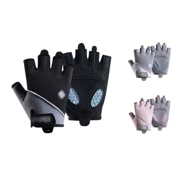 VOUZZA Kids Sport Gloves Half Finger Gloves Boys Girls Cycling Camping Fishing Outdoor Sports Breathable Wheelchair Mittens