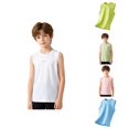 thumbnail image 1 of VOUZZA Kids Tank Top Mesh Breathable Sleeveless Sports Tee Athletic Training Undershirt Boy Girl, 1 of 5