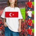 thumbnail image 1 of VOUZZA Kids Turkey Football T-Shirt UEFA Euro Tournament Inspired Flag Graphic Print Casual Short Sleeve Crewneck Tee Top National Team Pride, 1 of 6