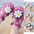 thumbnail image 1 of VOUZZA Kids Unisex Cartoon Clogs Backless Closed Toe Jelly Daisy Water Shoes Hollow Out Beach Pool Slide Sandals 2-10Y, 1 of 5