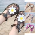 thumbnail image 1 of VOUZZA Kids Unisex Cartoon Clogs Backless Closed Toe Jelly Daisy Water Shoes Hollow Out Beach Pool Slide Sandals 2-10Y, 1 of 5