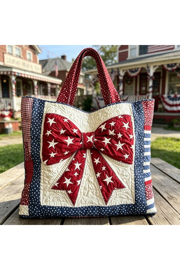Oxford Handbag US 250th Independence Day Patriotic Large Capacity Zip Shoulder Tote Bag Women