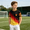 thumbnail image 1 of VOUZZA Soccer Shirt, Lightweight Breathable Casual Football Practice Tee Roster Top for Kids Adults, 3-14Y, 1 of 6