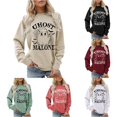 thumbnail image 1 of VOUZZA Sweatshirt for Women Halloween Graphic Crewneck Long Sleeve Pullover Sweatshirt, Casual Sweater Top for Fall Winter, 1 of 4