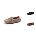 thumbnail image 1 of VOUZZA Toddler Shoes for Boys Girls Casual Canvas Shoes Bow Detail Low Top Leather Leisure Walking Shoes, 1 of 5