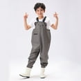 thumbnail image 1 of VOUZZA Waterproof Kids Chest Waders, Fishing Hunting Waders with Rain Boots, Toddler Youth Full Body Water Overalls, Size 3T-10 Years, 1 of 8