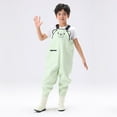 thumbnail image 1 of VOUZZA Waterproof Kids Chest Waders, Fishing Hunting Waders with Rain Boots, Toddler Youth Full Body Water Overalls, Size 3T-10 Years, 1 of 8