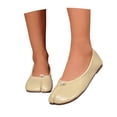 thumbnail image 1 of VOUZZA Women's Split Toe Ballet Flats Breathable Mesh Upper Slip On Shoes Flexible Flat Sole Casual Loafers for Walking and Casual Outfits, 1 of 8