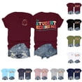 thumbnail image 1 of VOUZZA Womens Teacher Letter Print T-Shirt Student Heart Crew Neck Short Sleeve Tee Fashion Dressy Casual Tops, 1 of 3