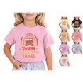 thumbnail image 1 of VOUZZA Young Wild and Three Girls T-Shirt 3rd Birthday Graphic Short Sleeve Round Neck Tee Top for Kids Summer Celebration Cotton Shirt Party Outfits, 1 of 4
