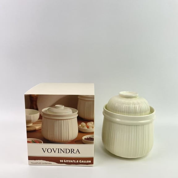 VOVINDRA Household containers,Ceramic jars with lids, jam and jelly jars with lids, ceramic jars, airtight jars, with lids