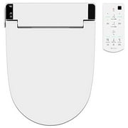 VOVO STYLEMENT VB 6000SE Electronic Smart Bidet Toilet Seat Heated Seat Warm Dry and Water LED Nightlight One piece Toilet Bidet Seat Elongated White