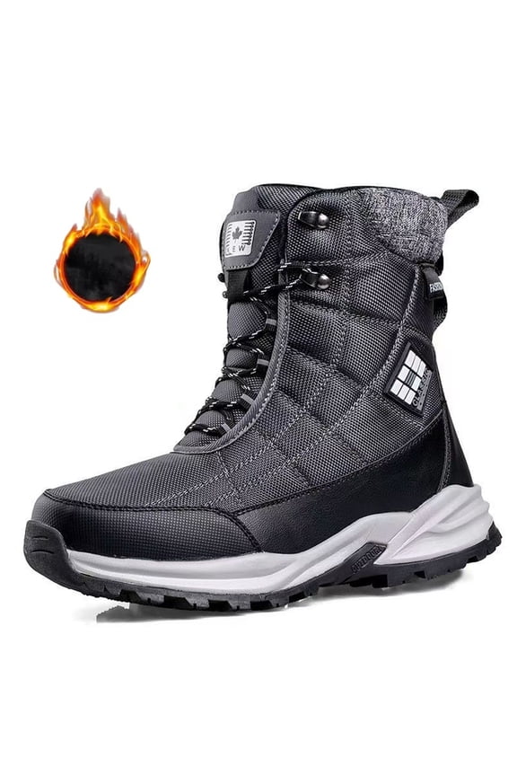 Men's Snow Boots Insulated Waterproof Warm Hiking Winter Boots for Outdoor