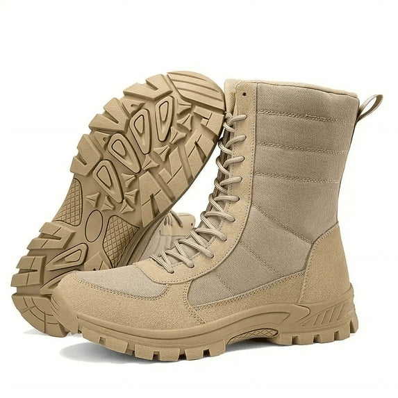 VOVORY Men's Tactical Boots Anti-Slip Spring Autumn Outdoor Shoes Man Hiking Boots