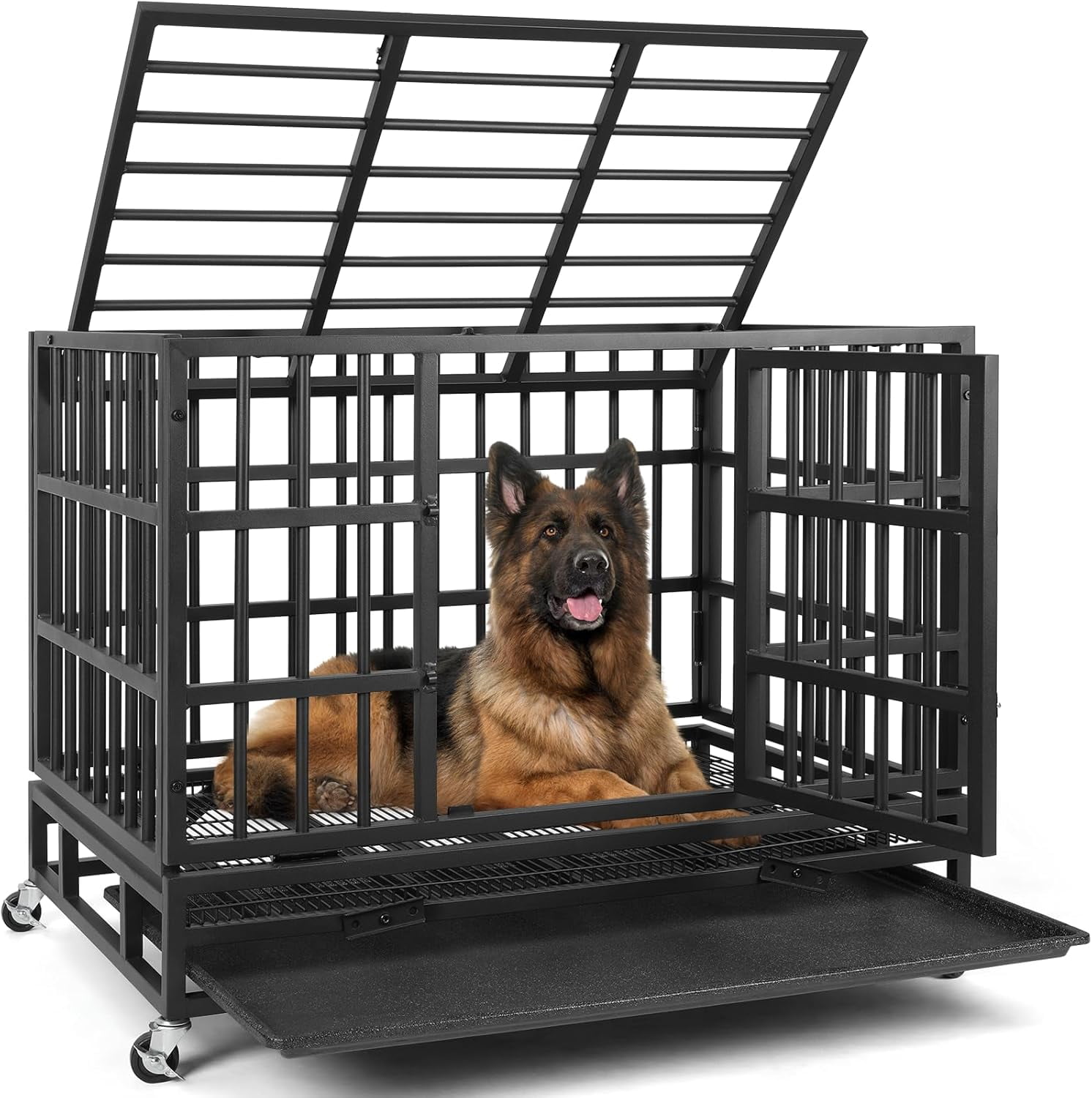 Photo inspiration: Picture Idea: Vowner 38 Heavy Duty Indestructible Dog Crate High Anxiety Dog