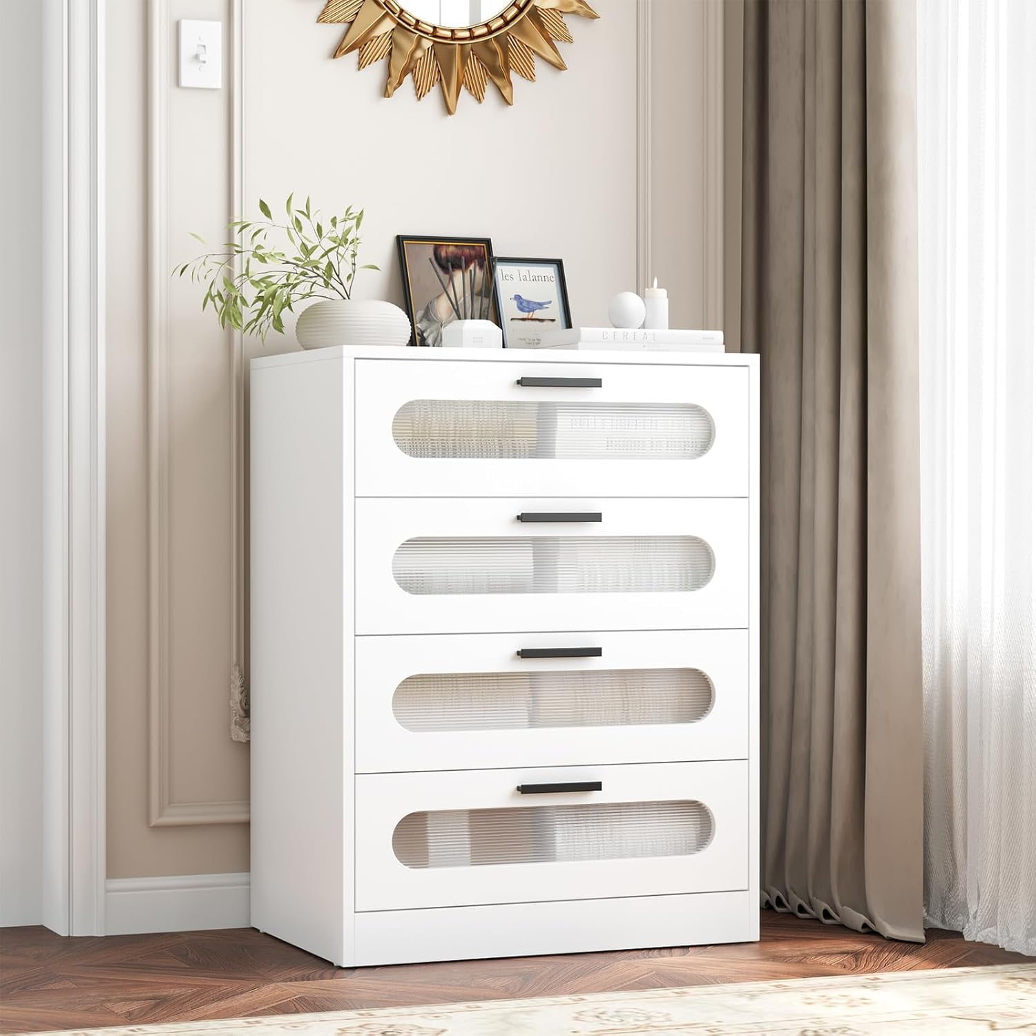 VOWNER Dresser for Bedroom, Modern Chest of Drawers with Deep Drawers ...
