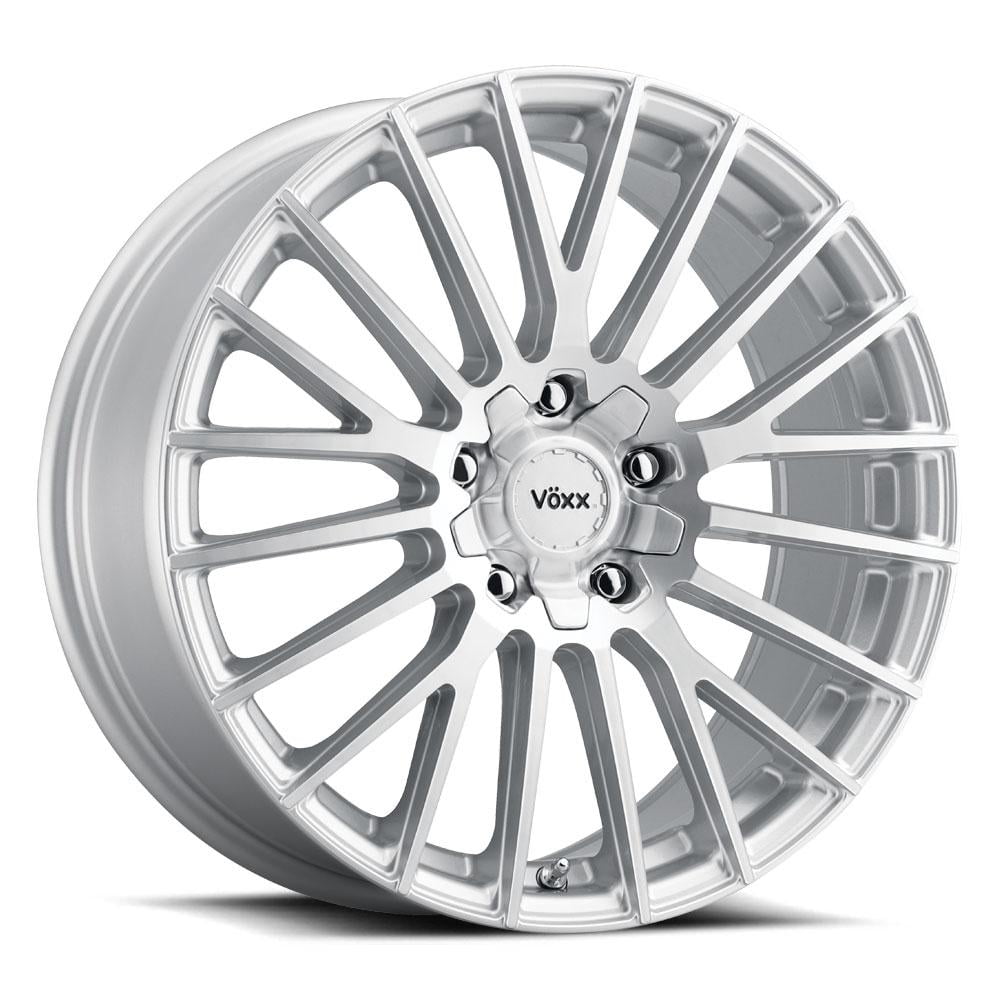 VOXX Capo Rim 17X7.5 5x112/5x120 Offset 38 Silver Mach Face (Quantity ...