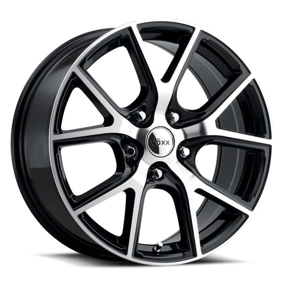 VOXX Lumi Rim 17X8 5x120 Offset 35 Gloss Black Machined Face (Quantity of 1)