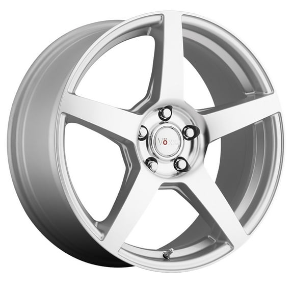 VOXX MGA 15X7 5X100/5X114.3 Offset 40 Silver Mirror Machined Face (Qty of 1)