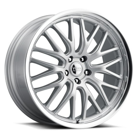 VOXX Masi Rim 20X9 5x114.3 Offset 35 Silver Mirror Mach Lip (Quantity of 1)