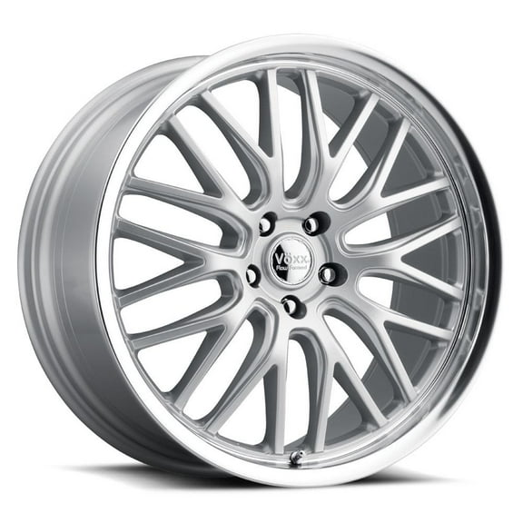 VOXX Masi Rim 20X9 5x114.3 Offset 35 Silver Mirror Mach Lip (Quantity of 1)