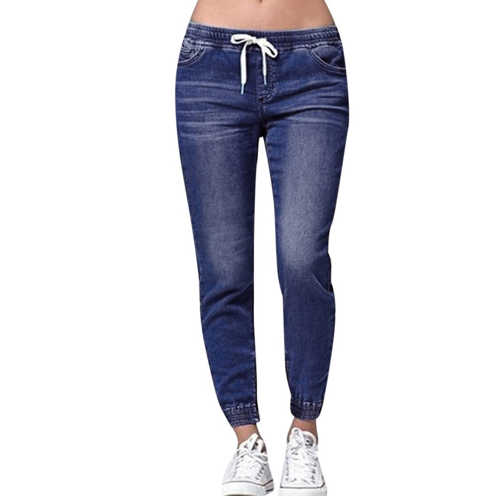 Jean joggers ladies sale