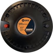 VOYZ 2000 Watt Compression driver - 2" Kapton Voice Coil with Titanium Diaphragm - Bolt on Throat Style with High Quality Super Strong Ferrite Magnet - 8 ohms Impedance - 107dB Sensitivity VZ-850XT