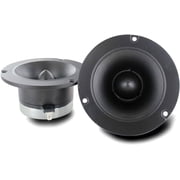 VOYZ 250 Watts Tweeter for Car Audio or Speaker - 3  Piezo Super Horn Tweeters with Aluminum Body and Titanium Diaphragm - 8 ohms 2KHz - 20KHz High Frequency - Heavy Duty 30oz Magnet 1 Pair VZ-25S