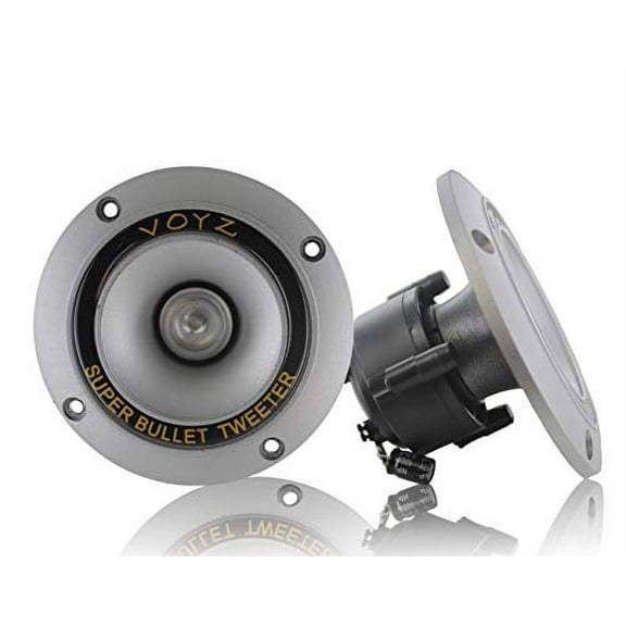 VOYZ 300W Max Power 3.5" Piezo Tweeters, Aluminum Diaphragm, 2-Pack