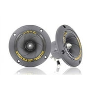 VOYZ 400 Watt 3.5? Piezo Super Horn Tweeters Aluminum Diaphragm 4-8 ohms 1 Pair 2pcs PET-1919
