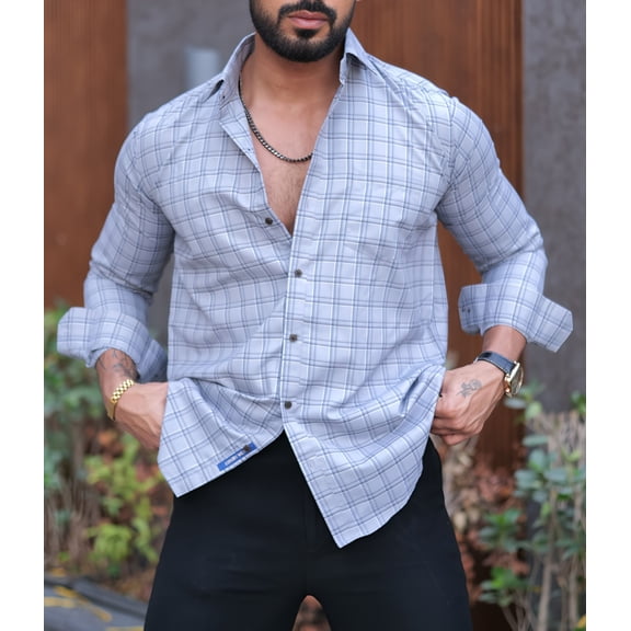 VOZIA Dawn Checked Men's Shirt