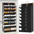 thumbnail image 1 of VOZOGO Over the Door Shoe Organizer, 8-Tier Clear Pockets Hanging Shoe Storage for Room, Fits Sneakers Boots Heels, Black, 1 of 5